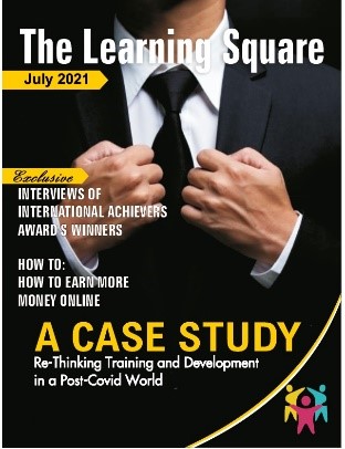 One Page Interview in our Magazine The Learning Square